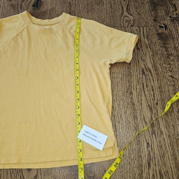 Madewell Gold Raglan Tee - Picture 7 of 9